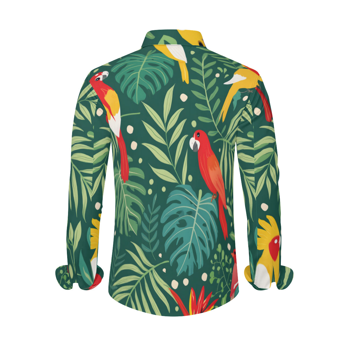 Tropical Men's Classic Long-Sleeved Shirt | Polyester