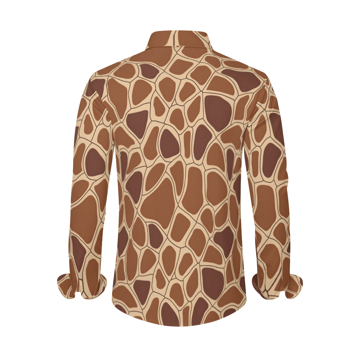 Giraffe Pattern Long Sleeves Shirt